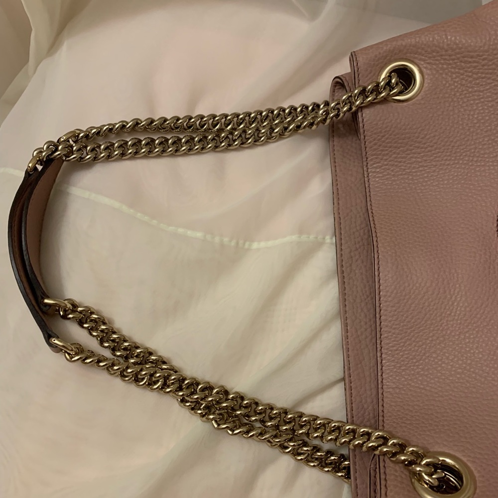 Authentic Gucci shoulder bag (light pink) - Picture 2 of 9